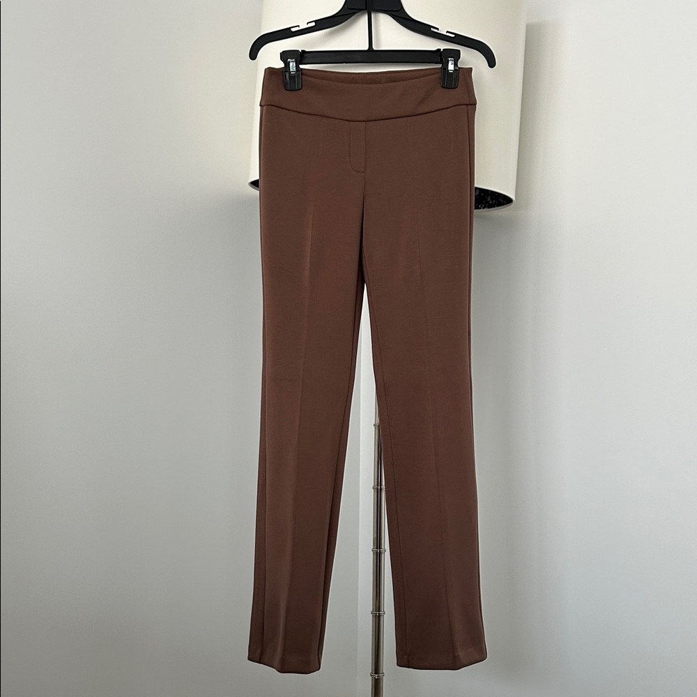 Christian Siriano Brown Women's straight leggings